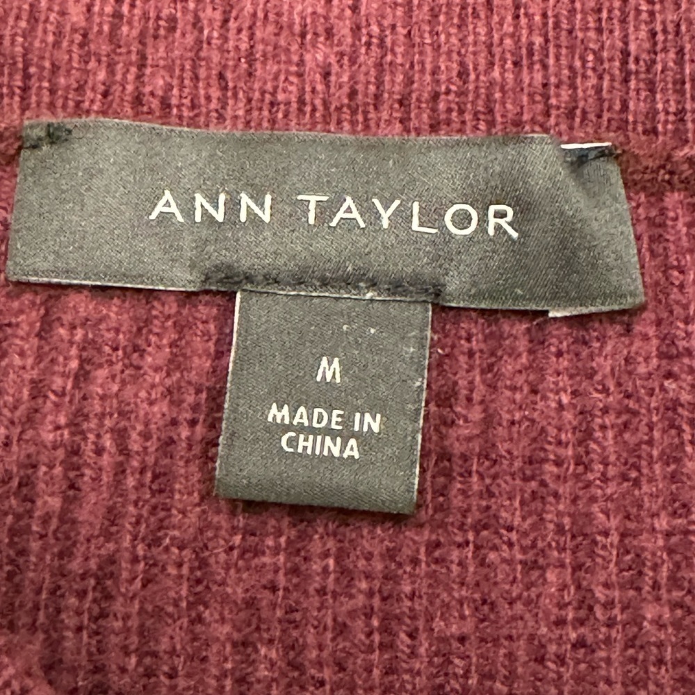 Ann Taylor Wool Blend Sweater Medium - Picture 4 of 6